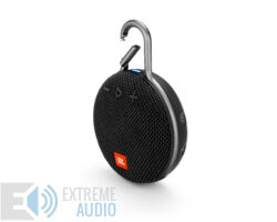 Kép 2/5 - JBL Clip 3 vízálló Bluetooth hangszóró (Midnight Black) fekete