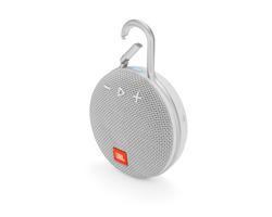JBL Clip 3 vízálló Bluetooth hangszóró (Steel White) fehér JBL Clip 3 vízálló Bluetooth hangszóró (Steel White) fehér