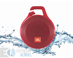 Kép 1/4 - JBL Clip+ vízálló bluetooth hangszóró, piros