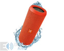 Kép 1/4 - JBL Flip 3 vízálló bluetooth hangszóró, narancs