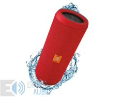 Kép 1/4 - JBL Flip 3 vízálló bluetooth hangszóró, piros