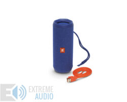 Kép 4/5 - JBL Flip 4 vízálló bluetooth hangszóró, kék