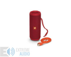 Kép 2/5 - JBL Flip 4 vízálló bluetooth hangszóró, piros