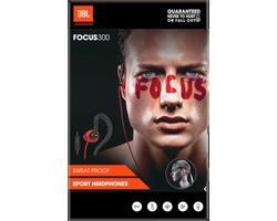 JBL Focus 300 sport fülhallgató, piros/fekete JBL Focus 300 sport fülhallgató, piros/fekete