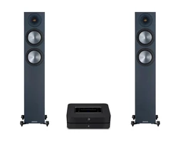 Bluesound POWERNODE + Monitor Audio Bronze 200 (6G) sztereó szett, fekete