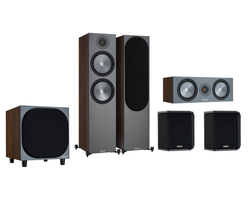 Monitor Audio Bronze 500 5.1 hangfalszett, dió Monitor Audio Bronze 500 5.1 hangfalszett, dió