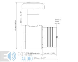 Kép 3/6 - Monitor Audio Climate Garden CLG-W12 kültéri mélysugárzó