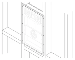 Monitor Audio Invisible IV140 falba építhető hangsugárzó
