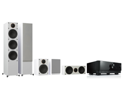 Yamaha RX-V4A + Monitor Audio Monitor 300 (4G) 5.0 házimozi szett, fehér Yamaha RX-V4A + Monitor Audio Monitor 300 (4G) 5.0 házimozi szett, fehér