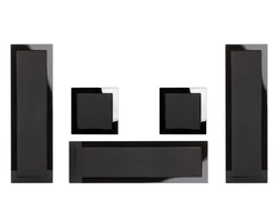 Monitor Audio SoundFrame On-Wall 5.0 hangsugárzó szett, lakk fekete