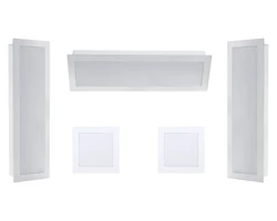 Monitor Audio SoundFrame On-Wall 5.0 hangsugárzó szett, fehér