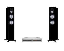 Roksan Attessa streaming, hálózati erősítő + Monitor Audio Silver 300 7G sztereó szett