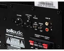 Polk Audio PSW 10E mélysugárzó, fekete