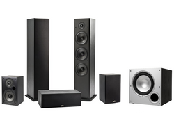 PolkAudio 5.1 (T50+T15+T30+PSW10E) hangfal szett, fekete PolkAudio 5.1 (T50+T15+T30+PSW10E) hangfal szett, fekete