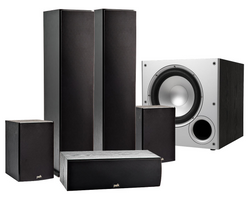 PolkAudio 5.1 (T50+T15+T30+PSW10E) hangfal szett, fekete PolkAudio 5.1 (T50+T15+T30+PSW10E) hangfal szett, fekete