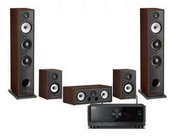Yamaha RX-V6A + Triangle Borea BR08 5.0 házimozi szett, dió