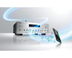 Yamaha R-N602 sztereó hálózati rádióerősítő MusicCast, ezüst Yamaha R-N602 sztereó hálózati rádióerősítő MusicCast, ezüst