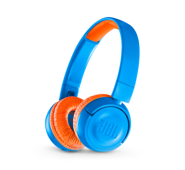 JBL JR300 BT vezeték nélküli gyerek fejhallgató, kék-narancs