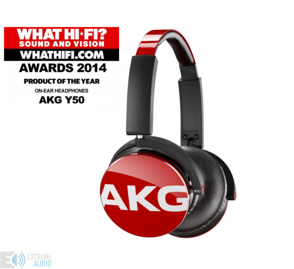 AKG Y50 fejhallgató, piros