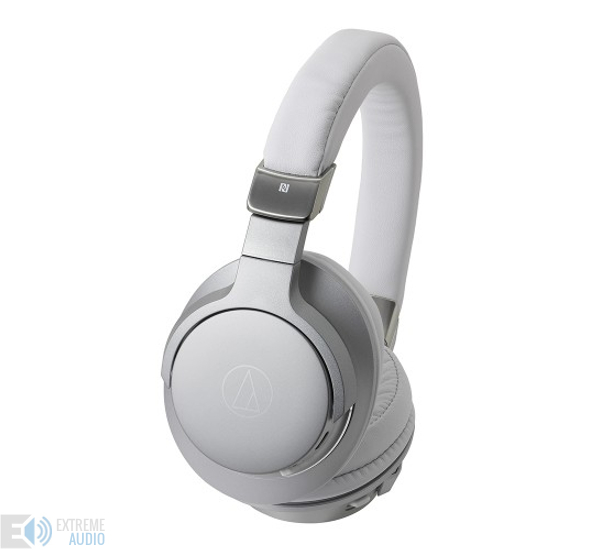 Audio-technica ATH-AR5BT vezeték nélküli fejhallgató, ezüst/fehér