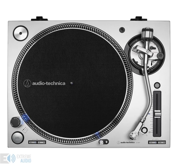 Audio-Technica AT-LP140XP Közvetlen hajtású professzionális lemezjátszó, ezüst (bemutató darab)