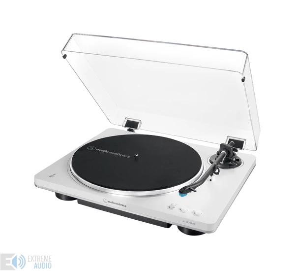 Audio-technica AT-LP70XBT lemezjátszó, fehér-ezüst