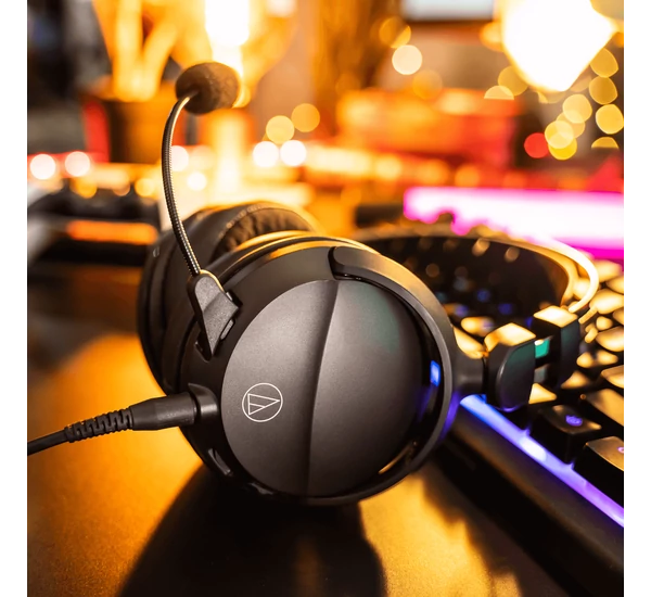 Audio-Technica ATH-GL3 zárt gamer fejhallgató, fekete