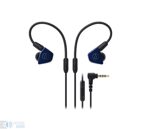 Audio-technica ATH-LS50iSNV Live-Sound fülhallgató, navy kék