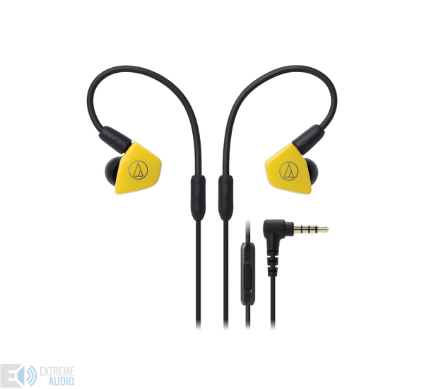 Audio-technica ATH-LS50iSYL Live-Sound fülhallgató, sárga