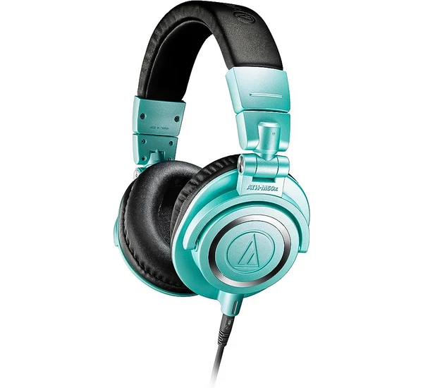 Audio-Technica ATH-M50X fejhallgató,  jégkék