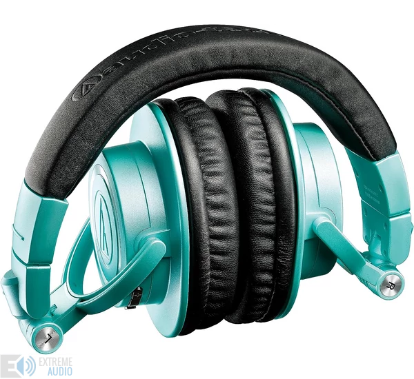 Audio-technica ATH-M50XBT2 Bluetooth fejhallgató (Ice Blue), jégkék