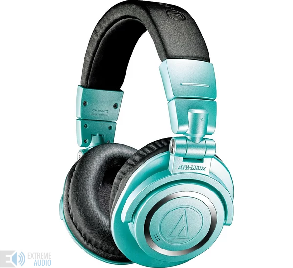 Audio-technica ATH-M50XBT2 Bluetooth fejhallgató (Ice Blue), jégkék