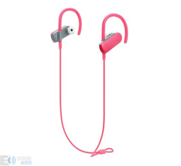 Audio-technica ATH-SPORT50BT Vezeték nélküli Sport Fülhallgató, rózsaszín