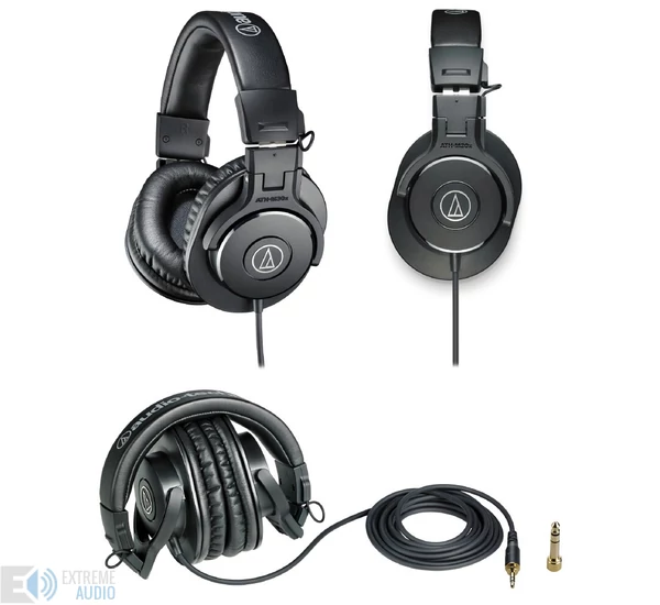 Audio-Technica ATH-M30X fejhallgató, fekete