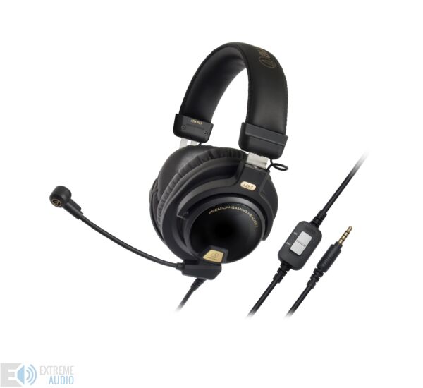 Audio-Technica ATH-PG1 Premium Gamer Fejhallgató , fekete