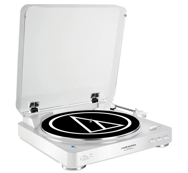 Audio-Technica AT-LP60BT Automata Lemezjátszó Bluetooth kapcsolattal - Fehér