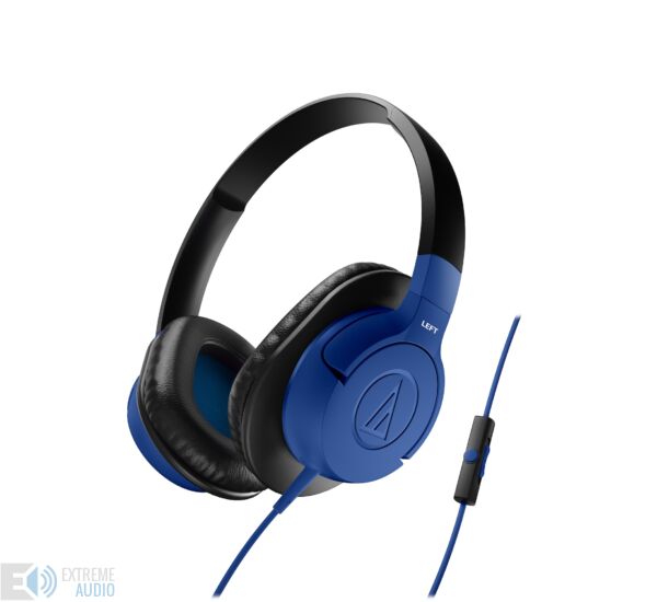 Audio-Technica ATH-AX1IS fejhallgató, kék