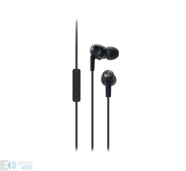 Audio-Technica ATH-CK323i fekete fülhallgató