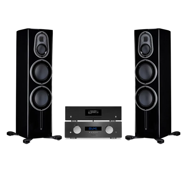 AVM Ovation A 6.3 + Evolution MP 3.3 + Monitor Audio Platinum 300 3G sztereó szett