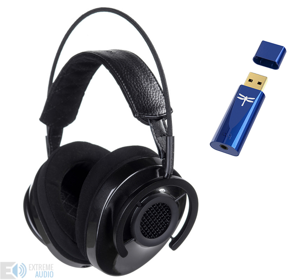 AudioQuest NightHawk Carbon fejhallgató + Dragonfly Cobalt USB DAC