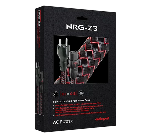 AUDIOQUEST NRG-Z3 hálózati kábel 2m