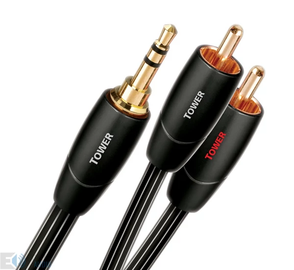 AudioQuest Tower 3.5mm Jack-RCA összekötő kábel 0.6m