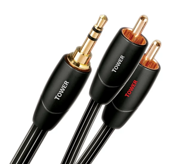 AUDIOQUEST TOWER 3.5mm Jack-RCA összekötő kábel 0.6m