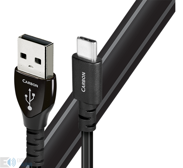 Audioquest Carbon USB-A --> USB-C összekötő kábel 0,75m