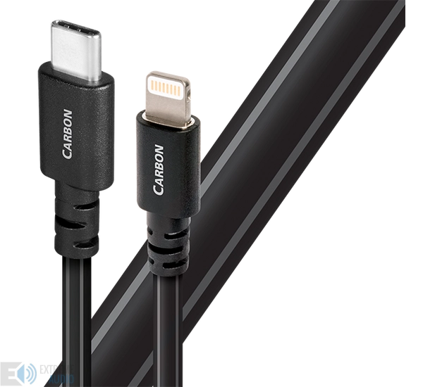 Audioquest Carbon USB-C --> Lightning összekötő kábel 0,75m