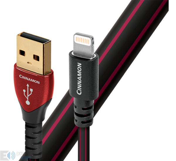 Audioquest Cinnamon USB-A --> Lightning összekötő kábel 0,15m