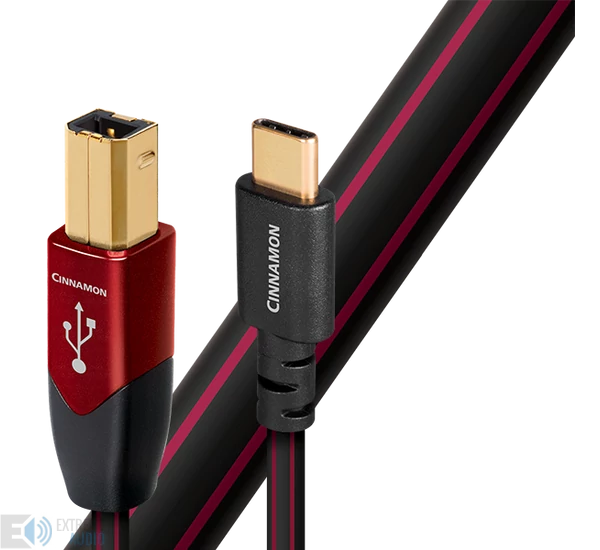 Audioquest Cinnamon USB-B --> USB-C összekötő kábel 0,75m