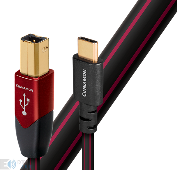 Audioquest Cinnamon USB-B --> USB-C összekötő kábel 0,75m