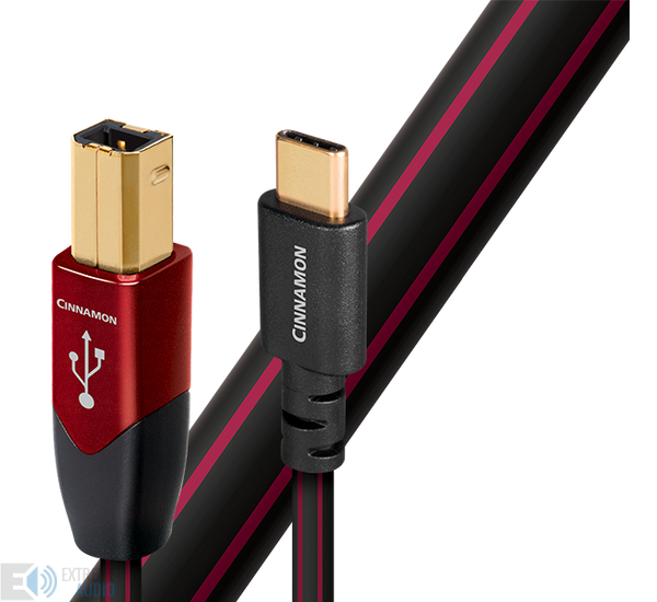 Audioquest Cinnamon USB-B --> USB-C összekötő kábel 0,75m