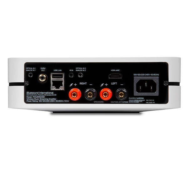 Bluesound POWERNODE multiroom hálózati lejátszó, fehér